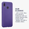 Etui Kwmobile do Huawei P20 Lite, fioletowe, silikonowe, KWM000008RU007C