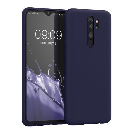 Etui Kwmobile do Xiaomi Redmi Note 8 Pro, Granatowy, Silikon, KWM000010MT039C