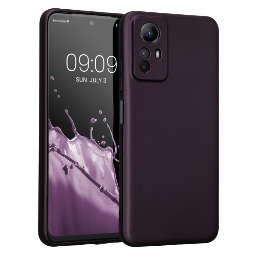 Etui Kwmobile do Xiaomi Redmi Note 12S, Ciemny Fiolet, Silikon, KWM000018CN007C