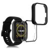 Zestaw 2 osłon Kwmobile ze szkłem ochronnym do Amazfit Bip 5, przezroczysty/czarny, plastikowy, KWM000024ZC002C