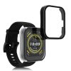 Zestaw 2 osłon Kwmobile ze szkłem ochronnym do Amazfit Bip 5, przezroczysty/czarny, plastikowy, KWM000024ZC002C
