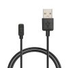 Kabel zasilający USB Kwmobile do Xiaomi Mi Band 8 Pro/Smart Band 8 Pro/Redmi Watch 3 Aktywny, czarny, plastikowy, KWM000024ZG001C