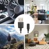Kabel zasilający USB Kwmobile do Xiaomi Mi Band 8 Pro/Smart Band 8 Pro/Redmi Watch 3 Aktywny, czarny, plastikowy, KWM000024ZG001C