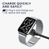 Kabel zasilający USB Kwmobile do Xiaomi Mi Band 8 Pro/Smart Band 8 Pro/Redmi Watch 3 Aktywny, czarny, plastikowy, KWM000024ZG001C