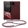 Etui Kwmobile do Google Pixel 4a, bordowe, silikonowe, KWM0000126T014C