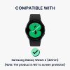 Zestaw 2 etui Kwmobile do zegarka Samsung Galaxy Watch 4, przezroczysty/złoty, plastikowy, KWM000024ZN001C
