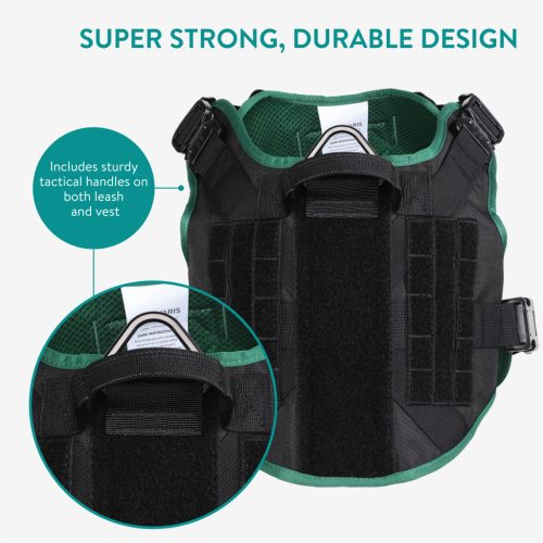 Ham tactic si vesta Navaris pentru caini, marime XL, protectie maxima, NAV0000272Q004C