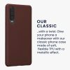 Etui Kwmobile do Huawei P30, Ciemnoczerwony, Silikon, KWM000009MG012C