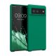 Etui Kwmobile do Google Pixel 6, zielone, silikonowe, KWM000013EZ064C