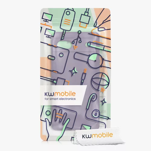 Etui Kwmobile do Google Pixel 6a, Ciemny Fiolet, Silikon, KWM000015FZ051C