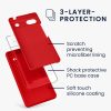 Etui Kwmobile do Google Pixel 6a, czerwone, silikonowe, KWM000015FZ056C