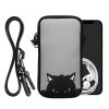 Uniwersalne etui na telefon Kwmobile, rozmiar XL – 6,8 cala, szary/czarny, neopren, KWM000016AJ025C