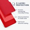 Etui Kwmobile do Google Pixel 7, czerwone, silikonowe, KWM0000171I047C
