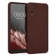 Etui Kwmobile do Huawei P20, Ciemnoczerwony, Silikon, KWM0000193F008C
