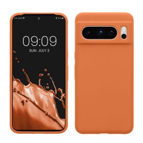   Etui Kwmobile do Google Pixel 8 Pro, pomarańczowe, silikonowe, KWM0000208G016C
