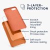 Etui Kwmobile do Apple iPhone 8/iPhone 7/iPhone SE 2, pomarańczowe, silikonowe, KWM0000085I137C