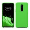 Etui Kwmobile do OnePlus 6, zielone, silikonowe, KWM0000099A032C
