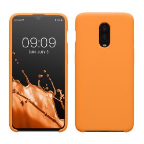   Etui Kwmobile do OnePlus 6T, pomarańczowe, silikonowe, KWM000009BL033C