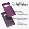 Etui Kwmobile do Samsunga Galaxy S10e, Ciemny Fiolet, Silikon, KWM000009SG043C