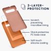 Etui Kwmobile do Samsunga Galaxy S10 Plus, Pomarańczowe, Silikonowe, KWM0000105N046C