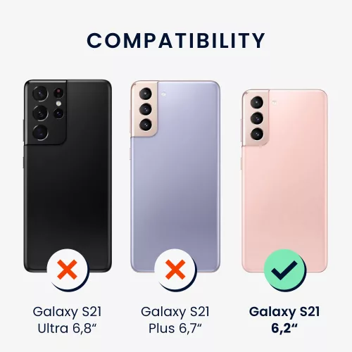 Etui Kwmobile do Samsunga Galaxy S21, Szare, Silikon, KWM000012BT068C