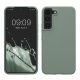 Etui Kwmobile do Samsung Galaxy S22, zielone, silikonowe, KWM000014GR072C