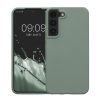Etui Kwmobile do Samsung Galaxy S22, zielone, silikonowe, KWM000014GR072C