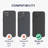 Etui Kwmobile do Apple iPhone 15, czarne, silikonowe, KWM000022NT001C