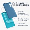 Etui Kwmobile do Samsung Galaxy A50, Jasnoniebieski, Silikon, KWM0000102C036C