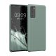 Etui Kwmobile do Samsunga Galaxy S20 FE, Zielone, Silikonowe, KWM0000121M050C