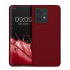 Etui Kwmobile do Motoroli Edge 40 Neo, ciemnoczerwone, silikonowe, KWM000022NV003C