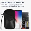 Uniwersalne etui na telefon Kwmobile, rozmiar XL – 6,8 cala, czarny, neopren, KWM0000099O183C