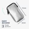 Uniwersalne etui na telefon Kwmobile, rozmiar XL – 6,8 cala, szary, neopren, KWM000016AI071C