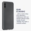 Etui Kwmobile do Samsunga Galaxy A50, Szare, Silikon, KWM000009TA013C