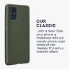 Etui Kwmobile do Samsunga Galaxy A71, Ciemnozielone, Silikon, KWM000010ZN017C