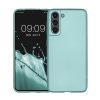 Etui Kwmobile do Samsunga Galaxy S21, Jasnozielone, Silikon, KWM000012BU016C