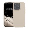 Etui Kwmobile do Apple iPhone 15 Pro, kremowe, silikonowe, KWM000020CC012C