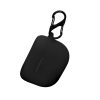 Etui na słuchawki Kwmobile do Jabra Elite 8 Active, czarne, silikonowe, KWM0000251I001C