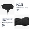 Etui na słuchawki Kwmobile do Jabra Elite 3/Elite 2, czarne, silikonowe, KWM0000251L001C
