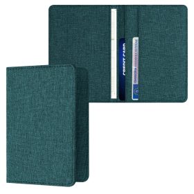   Etui na dowód rejestracyjny Kwmobile, zielone, tekstylne, KWM0000137U003C