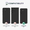 Etui Kwmobile do Samsung Galaxy S24, czarne, silikonowe, KWM000021KW001C