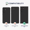 Etui Kwmobile do Samsung Galaxy S24 Ultra, czarne, silikonowe, KWM000021KY001C