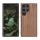 Etui Kwmobile do Samsung Galaxy S24 Ultra, brązowe, drewno/silikon, KWM000021LG001C