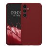 Etui Kwmobile do Samsunga Galaxy S23 FE, Burgundowe, Silikonowe, KWM000021LO008C