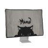 Osłona Kwmobile na monitor 31-32 cali, szaro-czarna, plastik, KWM000008YG009C