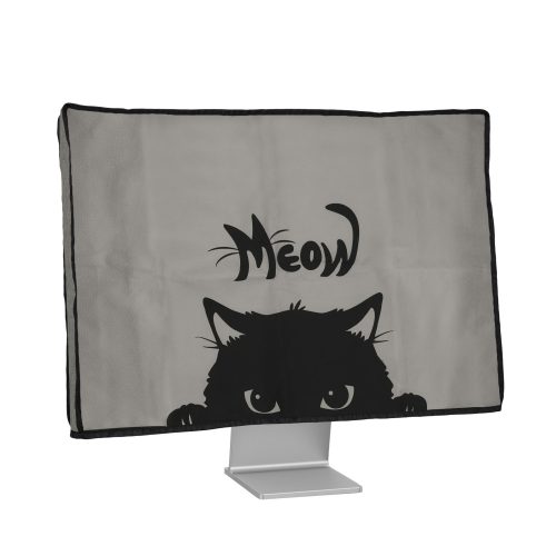 Osłona Kwmobile na monitor 31-32 cali, szaro-czarna, plastik, KWM000008YG009C