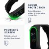 Pasek Kwmobile do Xiaomi Mi Band 6/Mi Band 5/Mi Band 4, Czarny, Silikon, KWM0000182K004C