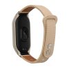 Pasek Kwmobile do Xiaomi Mi Band 8, beżowy/brązowy, skóra naturalna, KWM0000252F002C