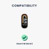 Pasek Kwmobile do Xiaomi Mi Band 8, zielony, bawełniany, KWM0000252G002C
