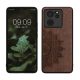 Etui Kwmobile do Xiaomi 13T/13T Pro, Brązowe, Drewniane, KWM000020IR003C